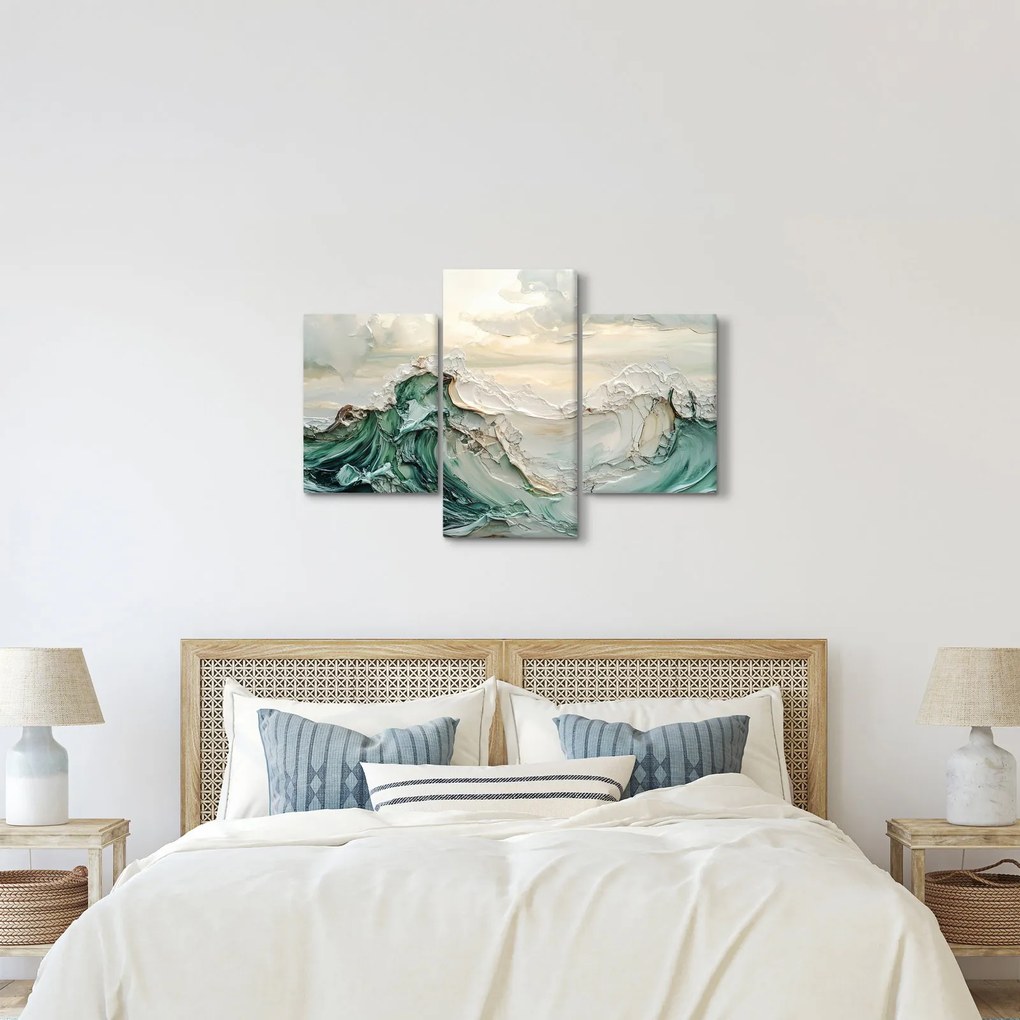Obraz - 3D abstrakcie mora (90x60 cm)
