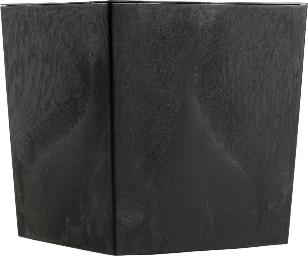 Kvetináč FLORE Betón 30,5x29,5x29,5 cm čierny