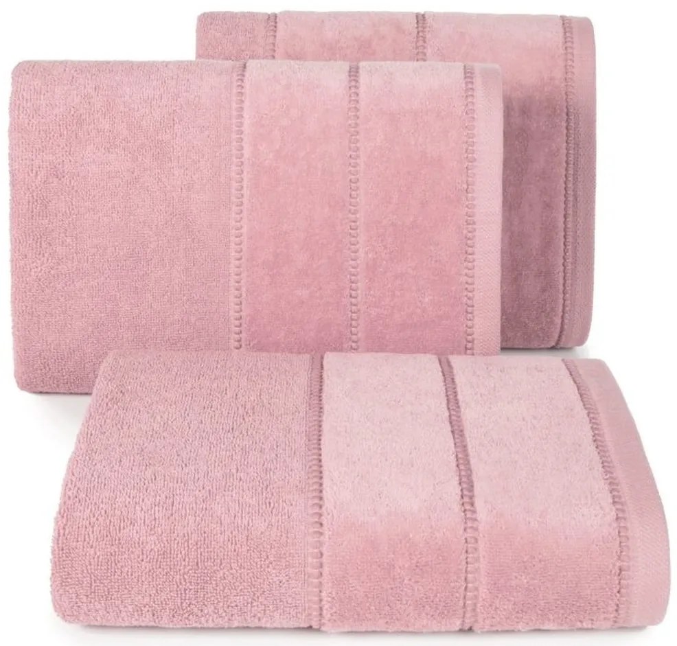 Dekorstudio Bavlnený uterák R137-06 ružový Rozmer uteráku: 50x90cm