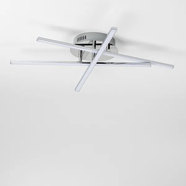 LED Stropné svietidlo 3xLED/3W/230V lesklý chróm