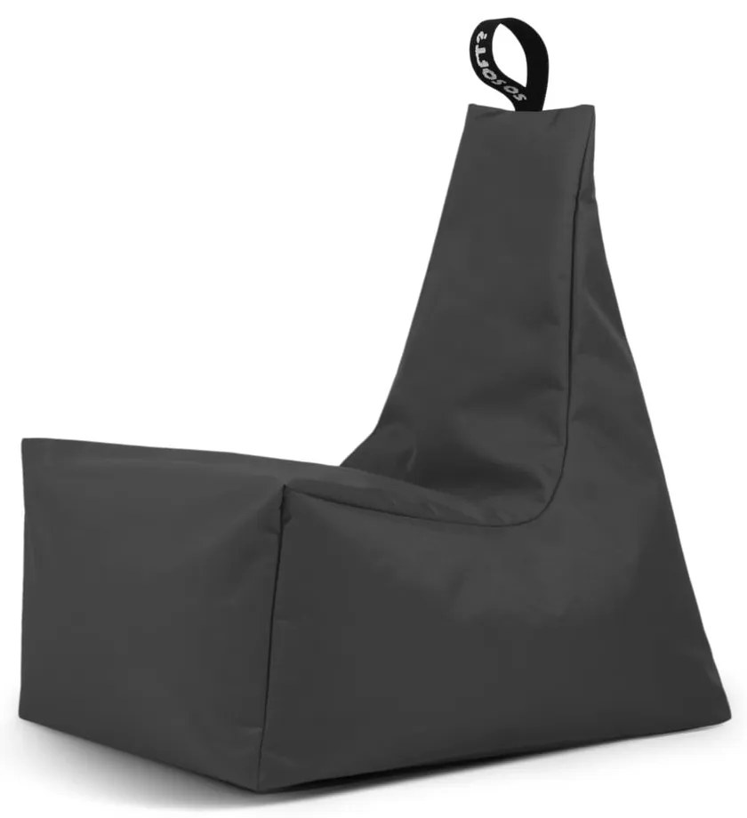 Sivý sedací vak Icy XL – So Soft?