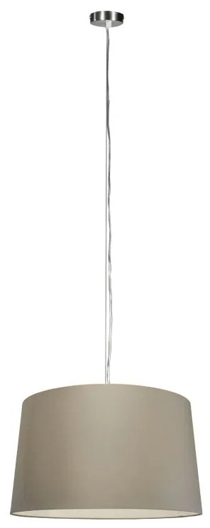 Moderné závesné svietidlo oceľ s tienidlom 45 cm taupe - Cappo 1