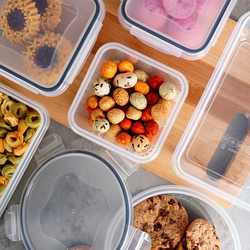 VILDE Sada 12 kuchynských tesniacich dóz, krabičky na jedlo LOCK&LOCK