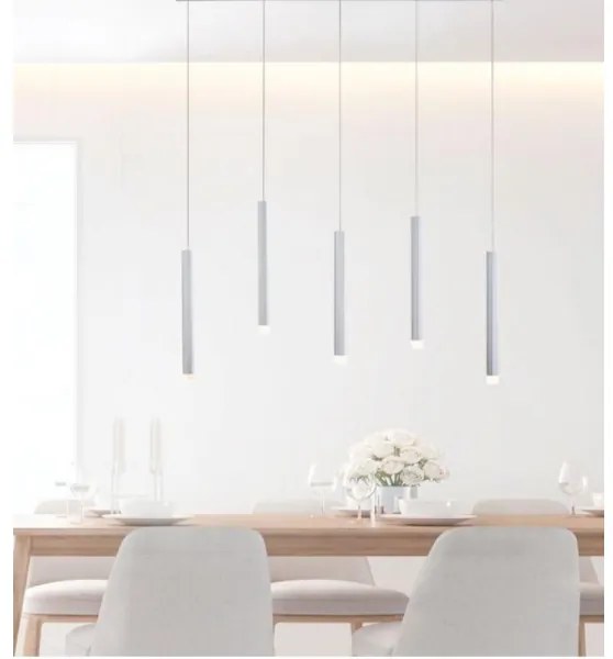 Leuchten Direkt 15205-95 - LED Luster na lanku BRUNO 5xLED/4,8W/230V