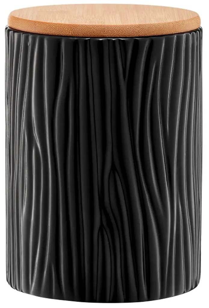 AMBITION Tuvo Black keramická dóza na potraviny, 1,11L