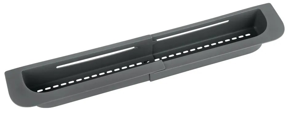 Sivý plastový teleskopický odkvapkávač do drezu 49,5x8,5 cm Fino – Wenko