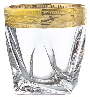 BOHEMIA QUADRO RICH POHÁR NA WHISKY 340ML SADA 6KS