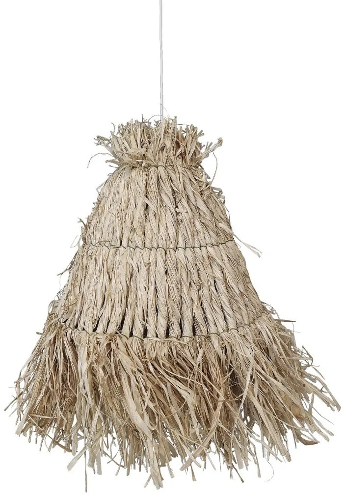 Prírodné závesné lykové tienidlo Raffia - Ø 30*26 cm/ E27/ 40W