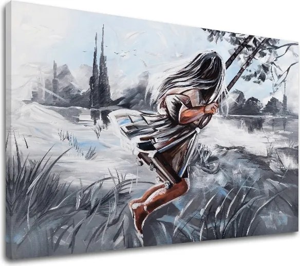 Obraz na plátne DIEVČA 1 dielny XOBFB575E1