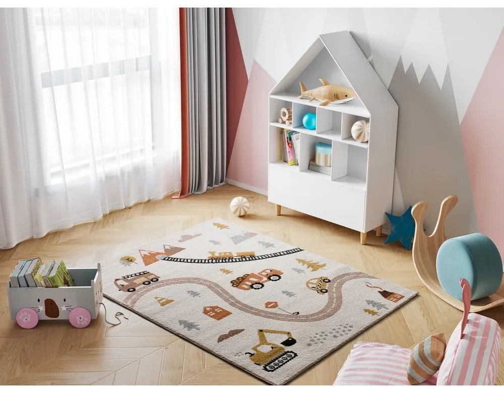 Krémovobiely detský koberec 120x170 cm Beats – Universal