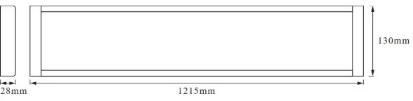 Osram - LED stropné svietidlo OFFICE LINE LED/48W/230V 121,5 cm