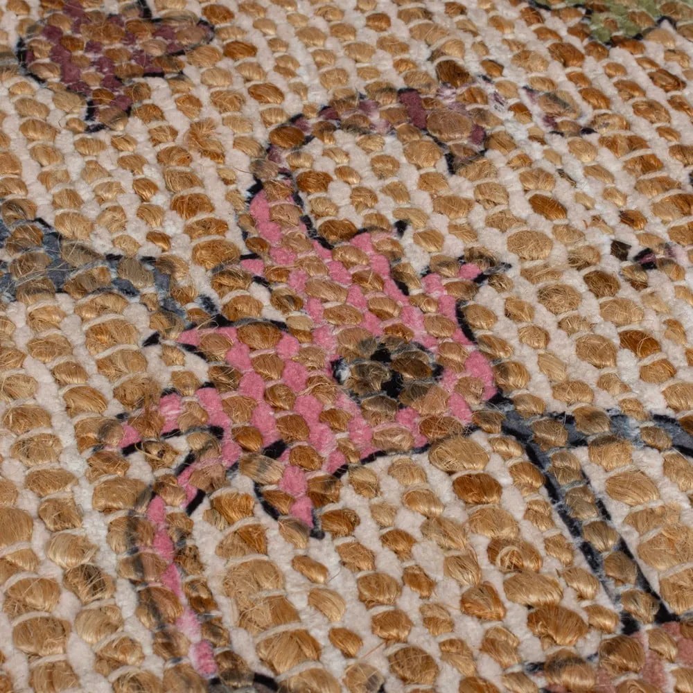 Ručne tkaný koberec s prímesou juty v prírodnej farbe 200x290 cm Celine Jute Global – Flair Rugs