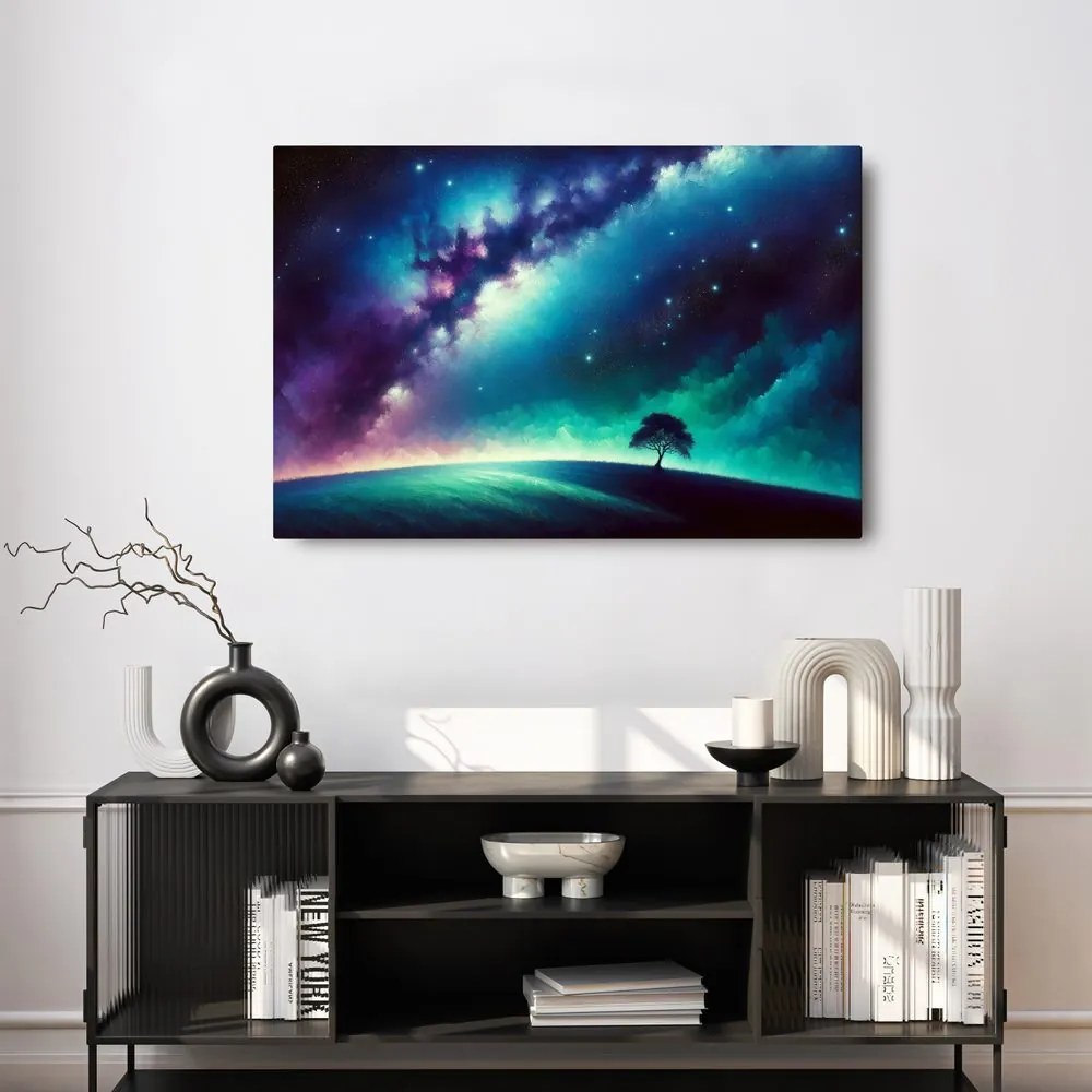 Obraz magický strom života v noci