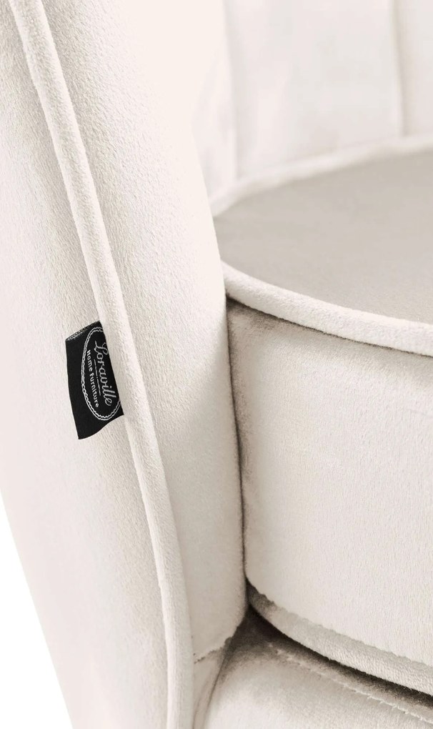 Stolička Rosita zamat - krémová