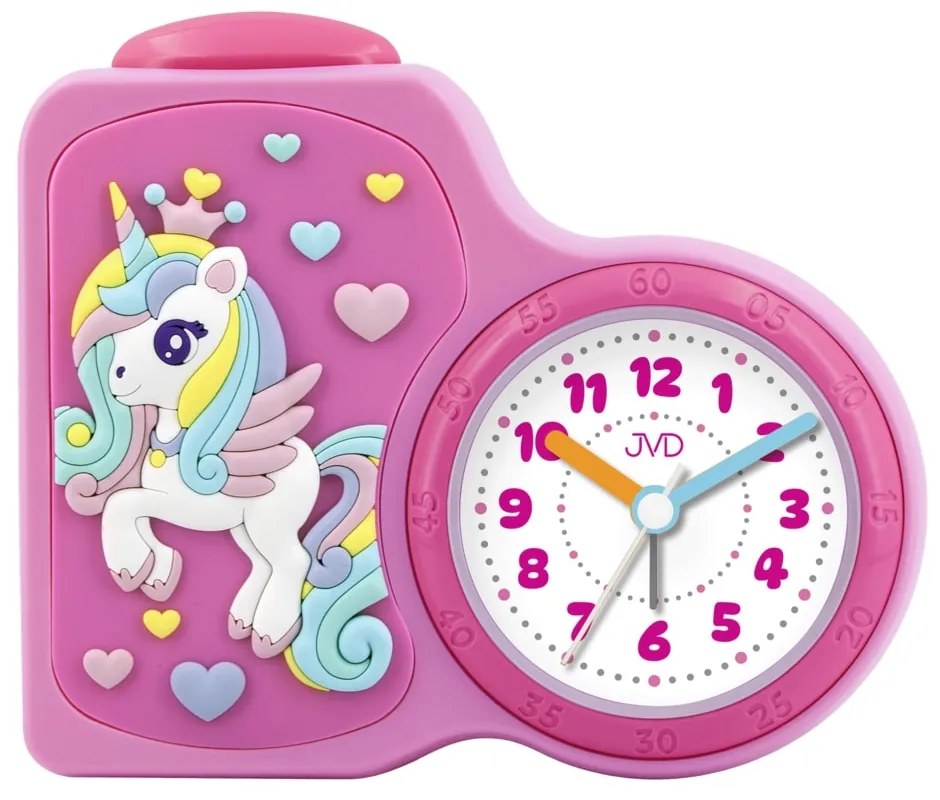 Detský netikajúci tichý sweep budík JVD SRP163.5