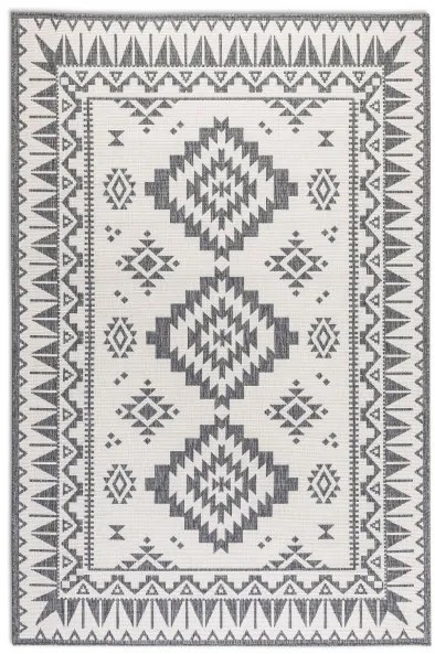 Obojstranný koberec Elle Decoration GEMINI Dynamic strieborný