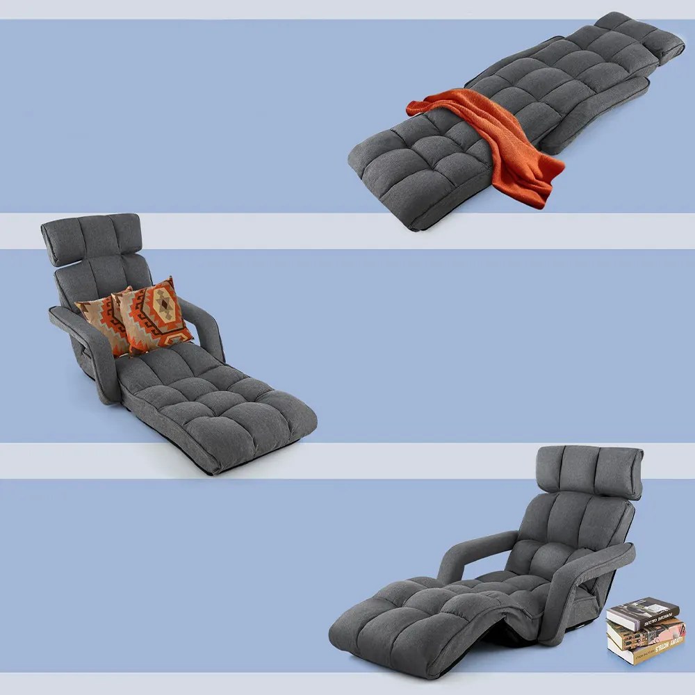 Skladacia pohovka s 6 nastaviteľnými polohami