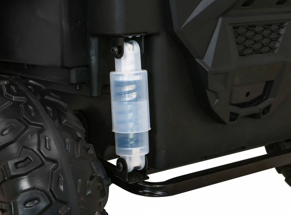 Ramiz ATV Závodná bugina pre 2 deti Červená + pohon 4x4 + diaľkové ovládanie + pomalý štart + MP3 LED