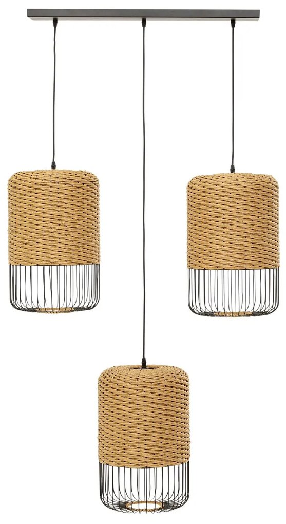 Aloha Drop Tre visiaca lampa béžová 80 cm