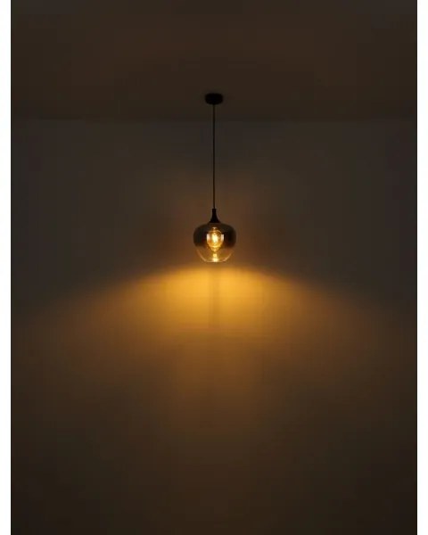 Globo 15548H1 - Luster na lanku MAXY 1xE27/60W/230V čierna