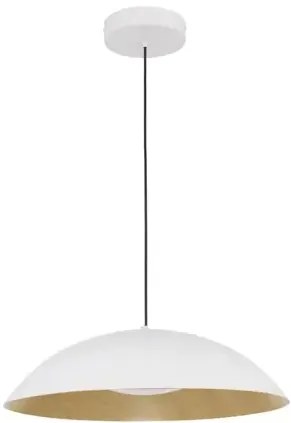 Industriálny luster Glim 60 biele