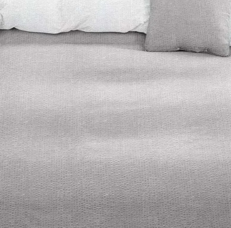 Krepové obliečky Homa DEVAN LIGHT GREY 3-dielna sada 140x200 cm