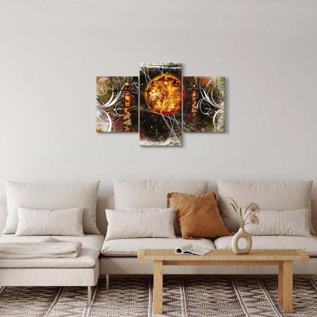 Obraz starovekej dobovej maľby (90x60 cm)