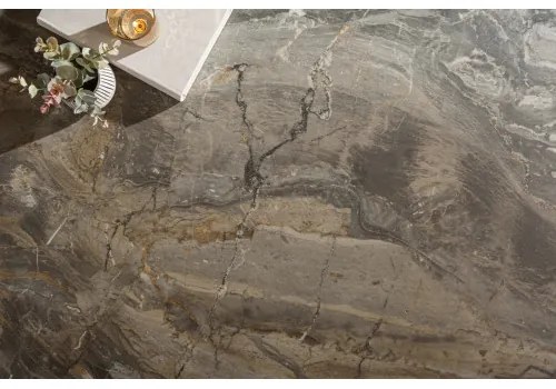 Konferenčný stôl 40670 75x75cm Marble Look Ceramik Taupe  - Komfort-nábytok