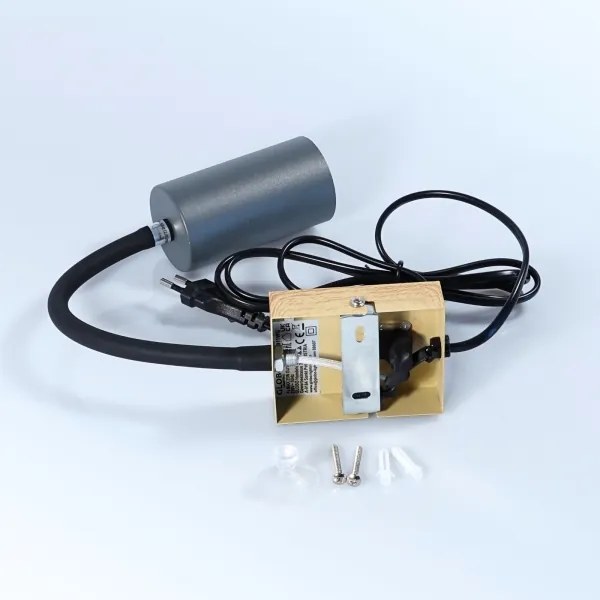 Globo 57911WG - Flexibilná nástenná lampa ROBBY 1xGU10/25W/230V šedá/hnedá