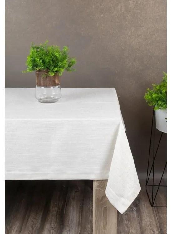 Luxusný obrus Zoja ažur 140 × 180 cm – krémová/zlatá