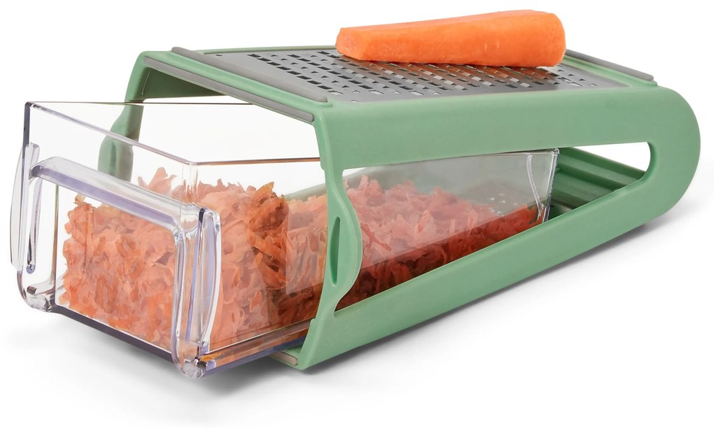 2-cestná škrabka so záchytnou nádobkou