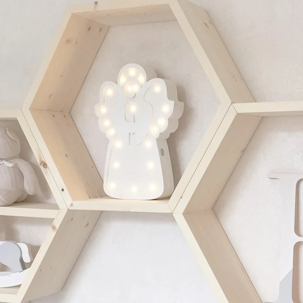 Súprava 5 ks nástenných poličiek RAF 36x31 cm svetlý orech