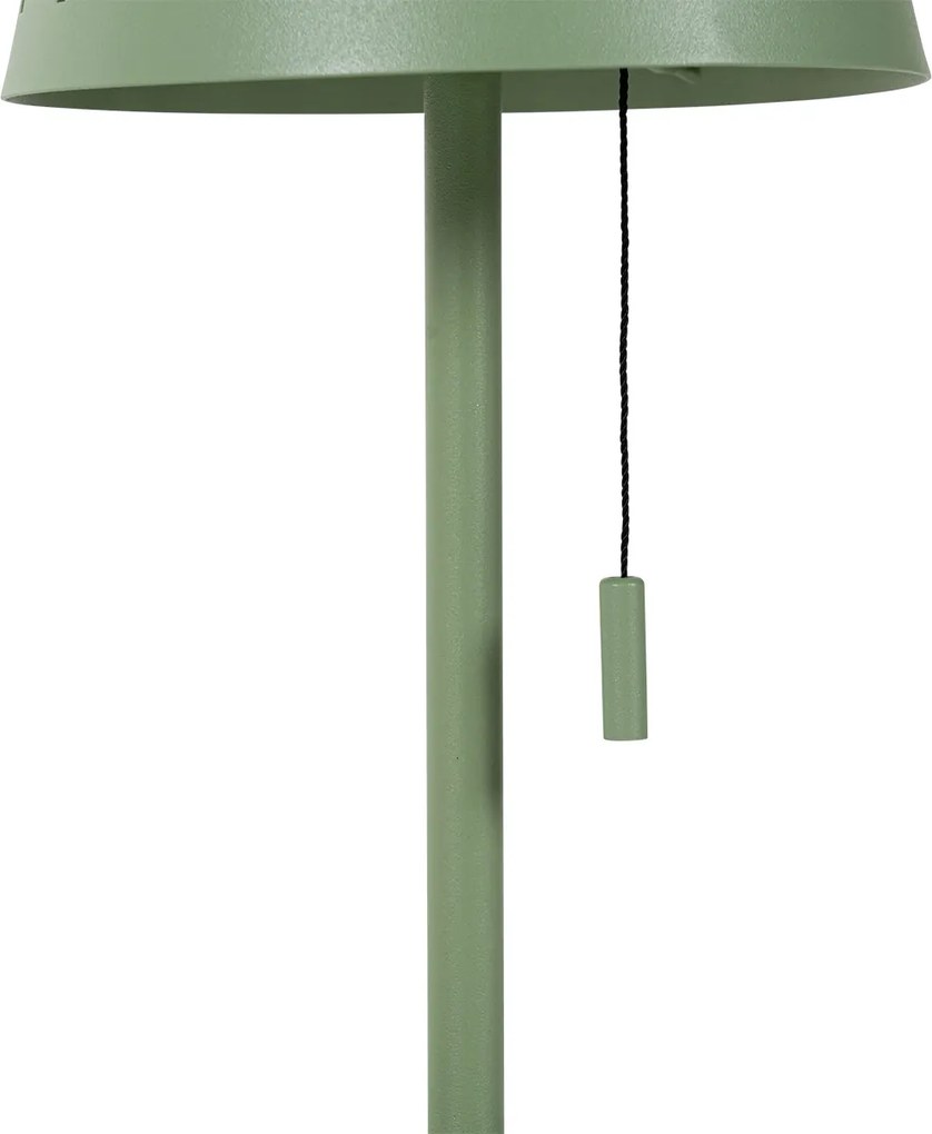 Vonkajšia stolná lampa zelená vrátane LED 3-stupňové stmievanie nabíjateľná a solárna - Ferre