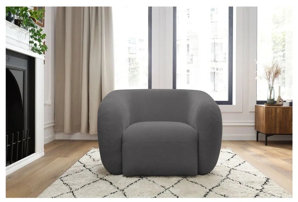 Tmavosivé kreslo Celine – Bobochic Paris