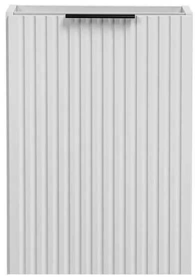 Závesná skrinka Casad Vedea so zápustným umývadlom 40 cm biela