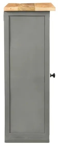 furniture-nabytek.cz - Masívna kúpeľňová nástenná skrinka Pinetown z mangového dreva, lakovaná, viacfarebná – 45×25×65 cm