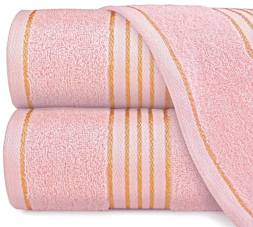 BAVLNENÝ UTERÁK TIWANO 70X140 CM RUŽOVÁ