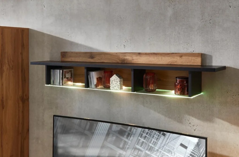 Obývacia stena Sonate, s osvetlením