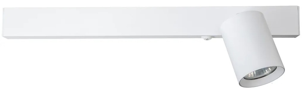 EUlight Nástenné svietidlo Magnet Right, 1x biele kovové tienidlo + 1x LED 5W, w