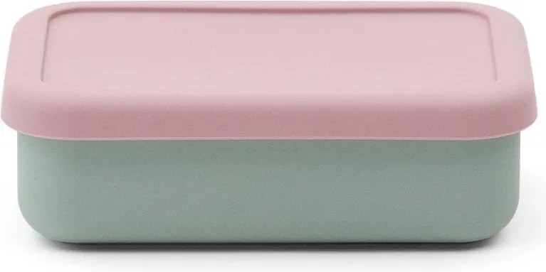 Ružový/tyrkysový silikónový detský desiatový box Lili – Kave Home