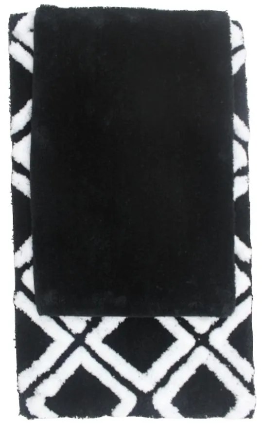 Sada koberčekov BM-1612 čierna 50X80+40X60