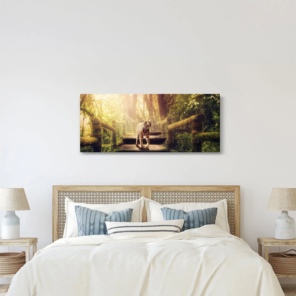 Obraz tigra (120x50 cm)