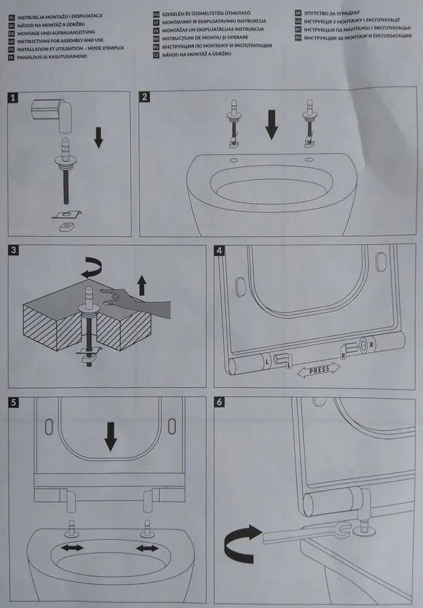 Cersanit Virgo, City Square WC sedátko pomaly-padajúce, biela, K98-0220