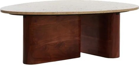 Hnedý konferenčný stolík 72x90 cm Mahelona – Light &amp; Living