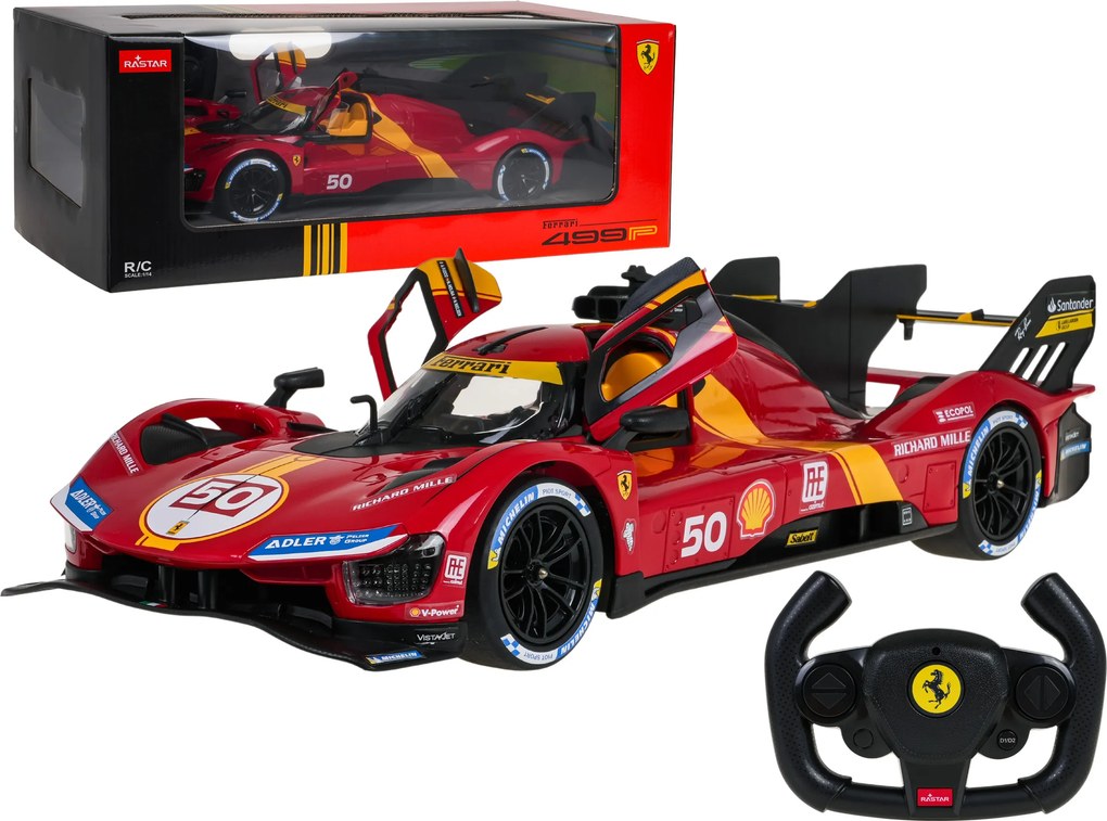 RC auto Ferrari 499P 1:14 RASTAR na diaľkové ovládanie