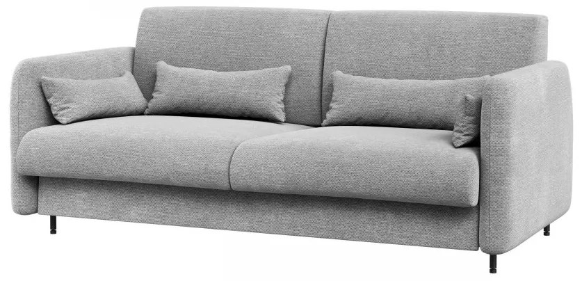 Pohovka Bed-Concept 140 BC-18, Farby: biela + biely lesk, Dostupné poťahy: Piu 03