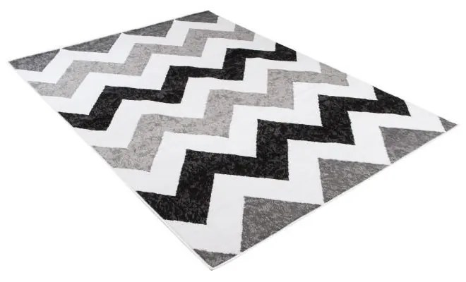 Kusový koberec PP Zero sivý 130x190cm