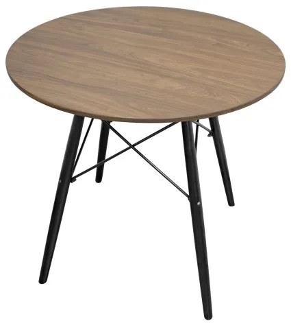Bestent Jedálenský stôl 80cm Anello Dark Ash