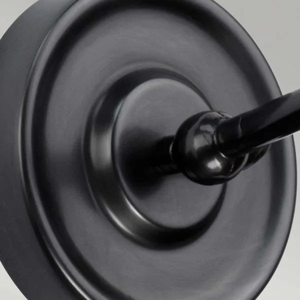 Elstead PV1-OB - Nástenné svietidlo PROVENCE 1xE27/60W/230V čierna