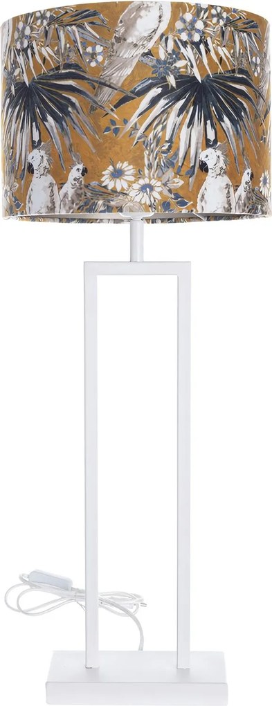 Stolová lampa White Parot 78cm